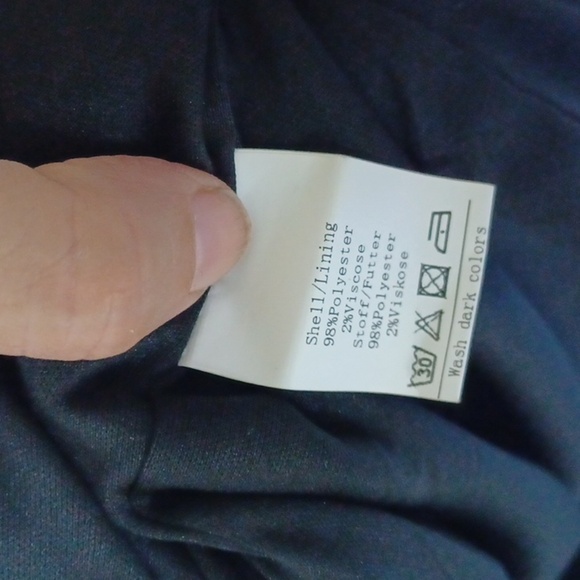 KANCY KOLE Women's Sequin Jacket Long Sleeve Button Down Shiny black - Picture 8 of 9